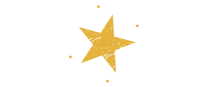 Ein Stern als Logo für das belvino Restaurant